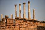 Thuburbo Majus, Capitol superimposed columns, Tunisia.