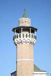 The minaret Mosque Youssef Dey Tunis, Tunisia.