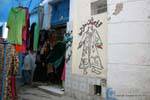 Tunis medina, fashionable dresses, Tunisia.