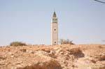 Minaret nine Bir Miteur, Tunisia.
