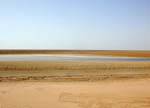 Chott El Jerid, sand and salt, Tunisia.