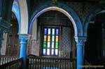 Light in the jewish synagogue, Djerba, Tunisia.