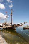 Tourist boat, Djerba, Houmt Souk, Tunisia.