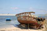 Wreck to the beach Seguia, Djerba, Tunisia.