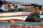 Preparation fishermen Seguia, Djerba, Tunisia.