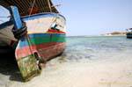 Boat in Seguia, Djerba, Tunisia.