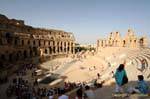 El Jem, the arena for the renovated bleachers, Tunisia.