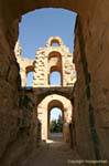 Passage between the arena and an outlet, El Jem, Tunisia.