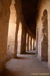 Amphitheatre of El Jem, arcades, Tunisia.