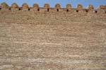 Ocher brick walls, Kairouan, Tunisia.