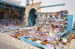 Exhibition of earthenware, Kairouan, Tunisia.