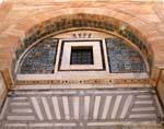 Ornate pediment, Kairouan, Tunisia.