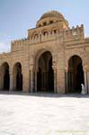 Main entrance to the prayer room, Sidi Uqba, Kairouan, Tunisia.