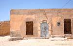 Front of house closed, El Abassia Islands Kerkennah, Tunisia.