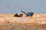 Mouemla, salt harvesting, Kerkennah, Tunisia.