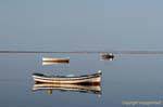 Mirroring boats Ouled Kacem, Kerkennah Islands, Tunisia.