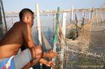 Opening nets, Ouled Kacem, Kerkennah, Tunisia.