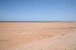 Sandy flatness on the slopes, Sidi Fankhal, Kerkennah, Tunisia.