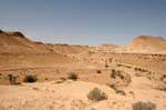 Ksar Chenini, panoramic view of the landscape, Tunisia.