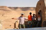 Improvised dance, Ksar Douirat, Tunisia.