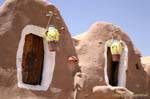 Suspended painted amphorae Ksar Haddada, Tunisia.