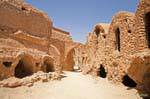 Ruins of the village Ksar Haddada, Tunisia.