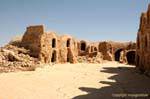 Ghorfas ruined Ksar Jumaa, Tunisia.