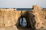 Erosion to the old port, Mahdia Cap Africa, Tunisia.