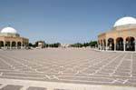 General view of the plaza and the mausoleum of Bourguiba, Monastir, Tunisia.