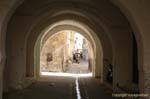 Walkway arches in the medina of Sfax, Tunisia.