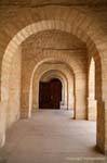 Sousse, Grand Mosque, arches of the courtyard, Tunisia.