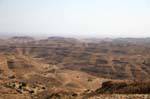 Mountainous landscape around Toujane, Tunisia.