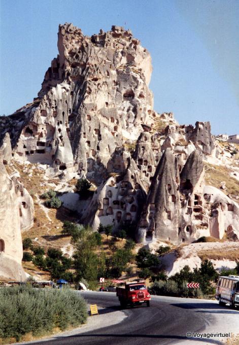 Ushisar, troglodyte village of Cappadocia - Turkey