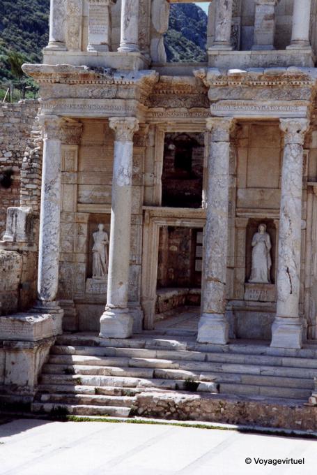 Columns in the Library, Ephesus - Turkey