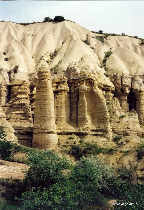 Hoodoos in development, Cappadocia - Turkey