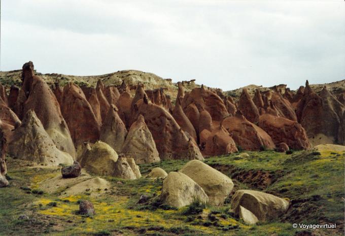 Colors of erosion, Cappadocia - Turkey