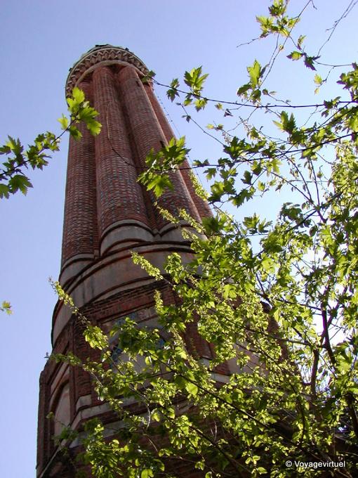 Fluted minaret of the Yivli Mosque (1230), Antalya - Turkey