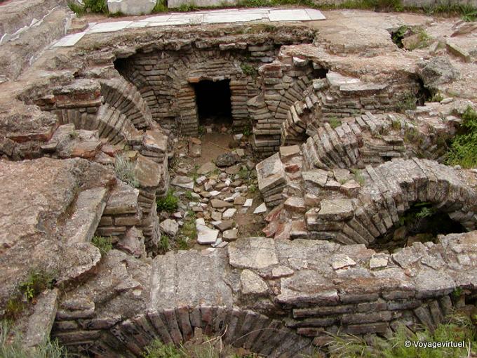 Site of Perge, baths in good condition - Turkey