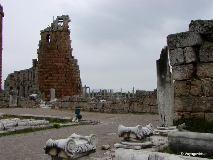 Hellenistic gate, Perge - Turkey
