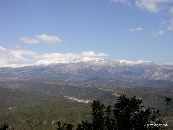 Snowy mountains of Taurus, Selge - Turkey
