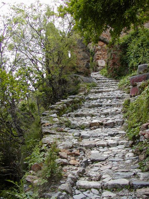 The climb to the citadel, Alanya - Turkey