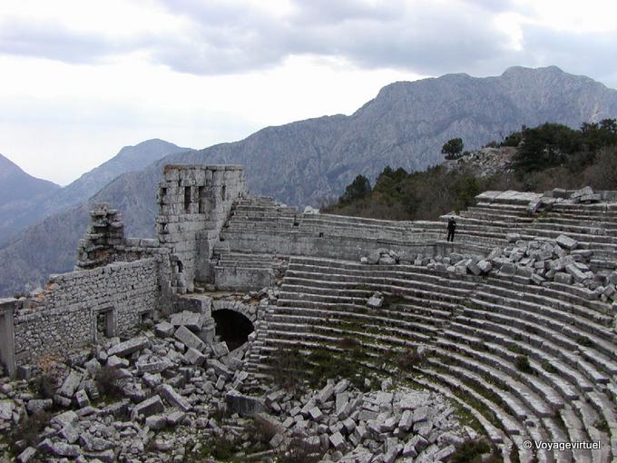 Termessos and theater - Turkey