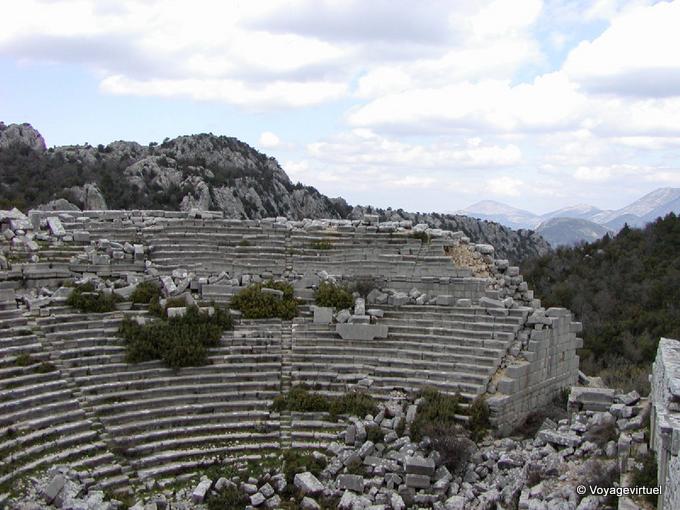 East of the agora: theater, Termessos - Turkey