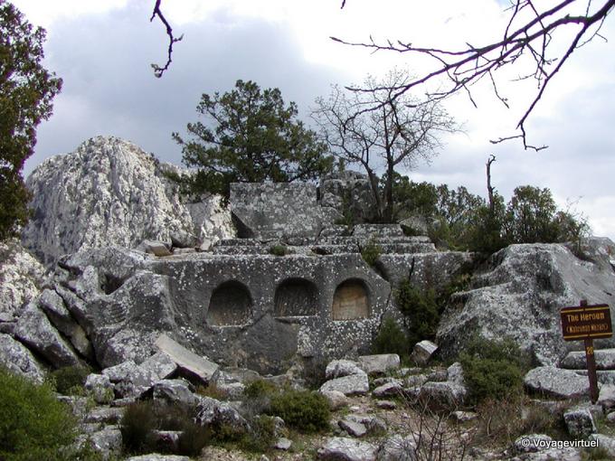 Small temple or Heroum (Heroon), Termessos - Turkey