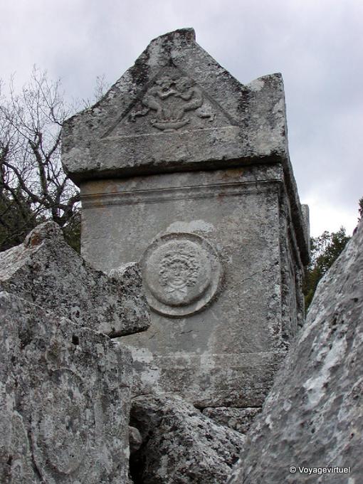 Sarcophagus, Termessos, ancient cities of Turkey - Turkey