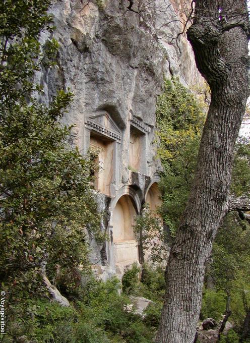 Rock Tombs cut in Termessos - Turkey