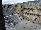 Aspendos theater built by the architect Zenon in the second century, Turkey.