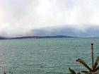 Green water and clouds over Lake Egirdir, Turkey.