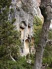 Rock Tombs cut in Termessos, Turkey.