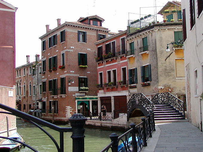 Bridge and colors, Venice, Italy